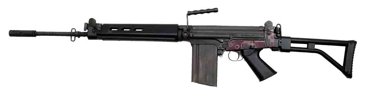 The DS Arms SA58 rifle.